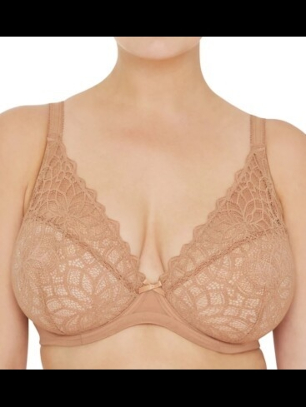 Glamorise Stretch Lace Wonderwire Bra
